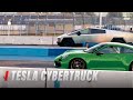 WATCH: Tesla Cybertruck Beats A Porsche 911 While Towing A 911