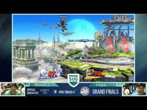 [1v1] [Grand Finals] Haipe Vs J-Boss @ Critical Smash 22!