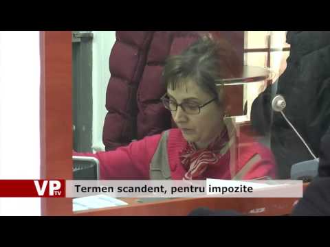 Termen scandent, pentru impozite
