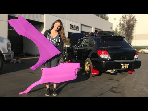 I GOT A WIDEBODY FOR THE SUBARU WAGON!!