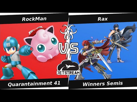 Quarantainment 41 Winners Semis - RockMan (MegaMan, Puff) Vs. Rax (Roy, Chrom) Smash Ultimate - SSBU