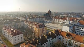 preview picture of video 'Koszalin panorama z lotu ptaka (4K)'