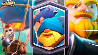 5 MAZOS CON PESCADOR para SUBIR COPAS RÁPIDO en Clash Royale 🎣 - Deck Guide by Fusgo