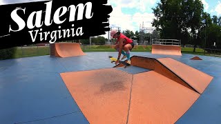 Salem Virginia Skatepark || Moyer Skatepark || 2020 Review & VLOG