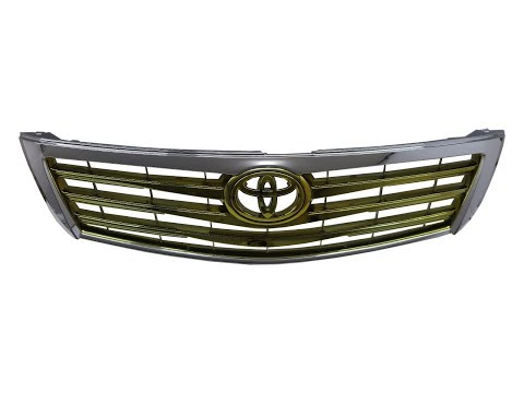 Thumbnail for CrazyTheGod Camry/Aurion XV40 2009-2011 FACELIFT Sedan 4D 4FIN GRILLE/GRILL Golden for TOYOTA by Toyota Aurion (XV40)