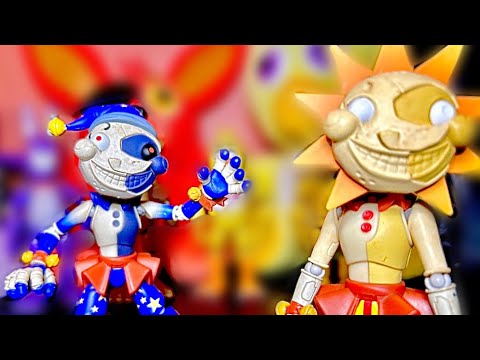 FNAF SUN AND MOON ACTION FIGURE UNBOXING AND REVIEW FUNKO - 2023 #fnaf #funko #unboxing #review