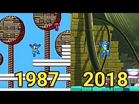 Evolution / History of Mega Man Original Series Games (1987 - 2018)