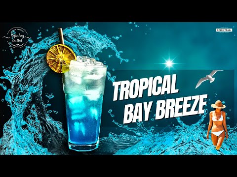 Tropical Bay Breeze | Best White Rum Cocktail Recipe with Coconut Water