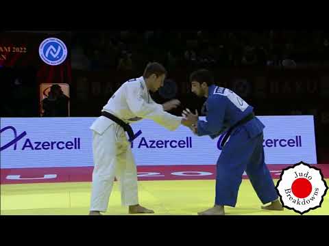 Judo Mens U73 - Arthur Margelidon vs. Vusal Galandarzade - Baku 2022