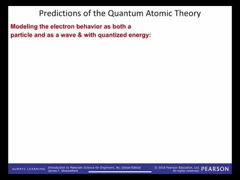 ENGR 170 / MSCI 201 Quantum Atomic Theory and Atomic Orbitals