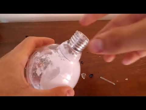 YouTube video about: How to smoke meth from a light bulb?