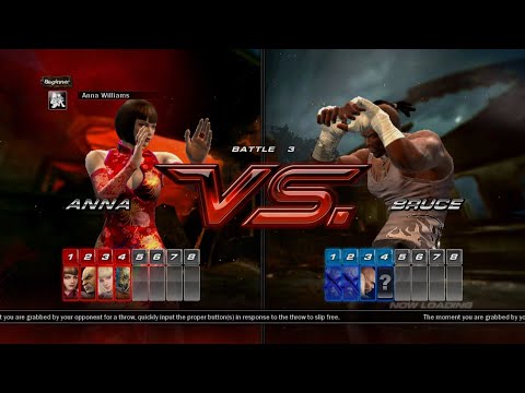Tekken 6 | Anna Williams team battle | 60fps |