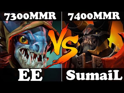 Dota 2 - EternaLEnVy 7300MMR Slark VS SumaiL 7400MMR Doom - Ranked Match Gameplay