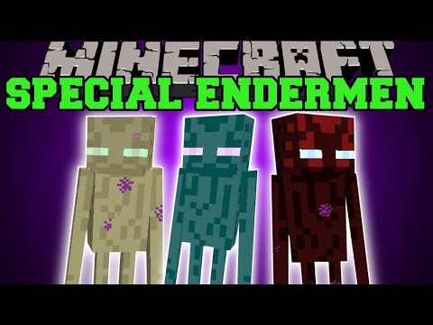 Minecraft: SPECIAL ENDERMEN (CLONES, LIGHTNING, THEIVES, & MORE!) Mod Showcase