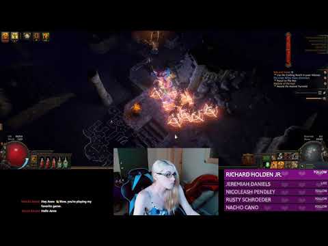 Leveling Oni Bladestorm Scion on Path of Exile Scourge! #transgender #trans