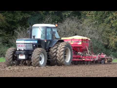 Landb. Focke - Lasne - 2x  Ford TW-30 - Ford 8730 - Väderstad Rapid 400 P