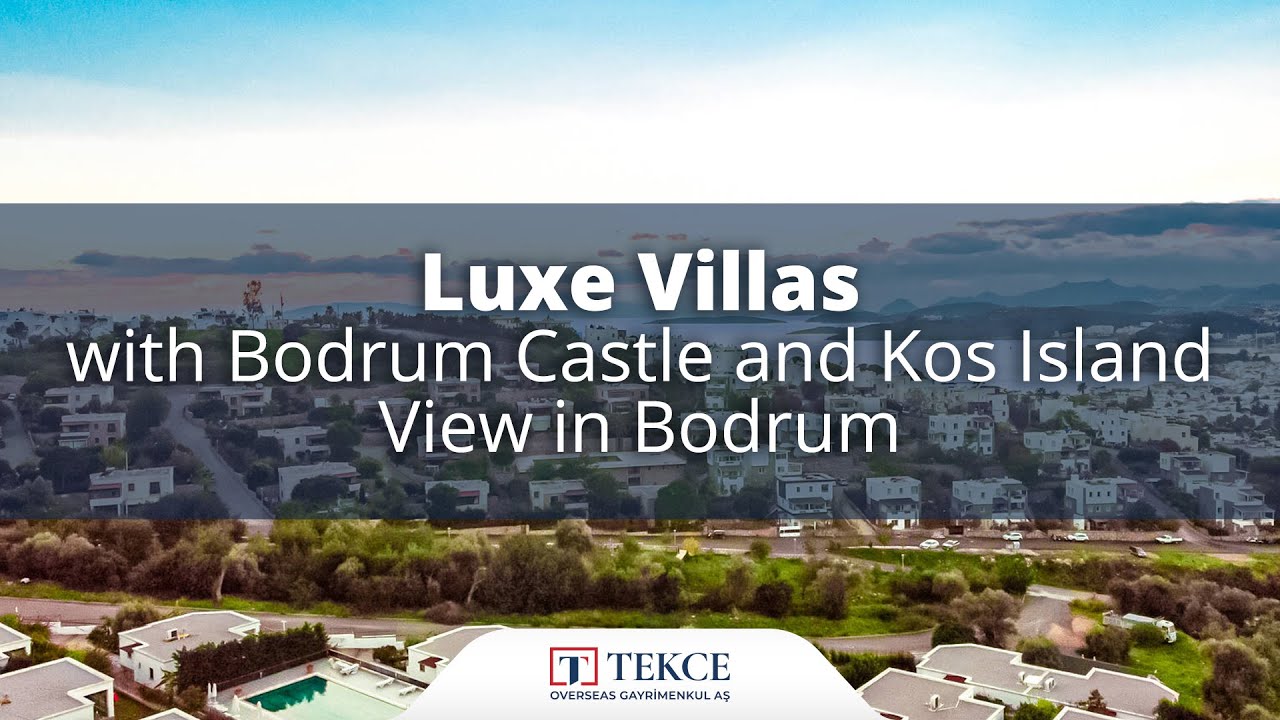 Villas Luxueuses Moderne Dans Un Emplacement Idéal à Bodrum