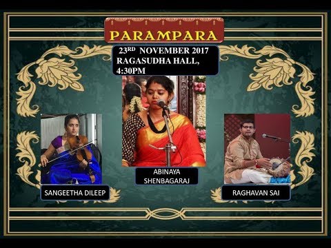 Parivadini LIVE- Abinaya Shenbagaraj for Parampara