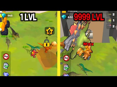 MAX LEVEL in Dino Rush - Build Kingdom Game
