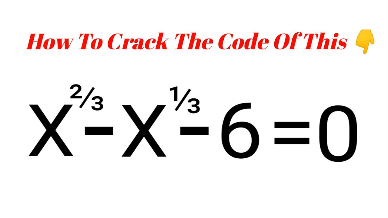 "Cracking the ALGEBRA code : conquering a challenging math problems!"