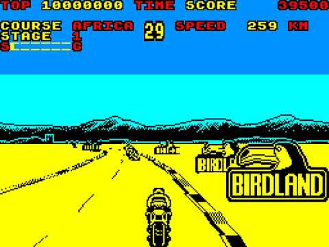 Super Hang On - Amstrad CPC - Gameplay 🎮