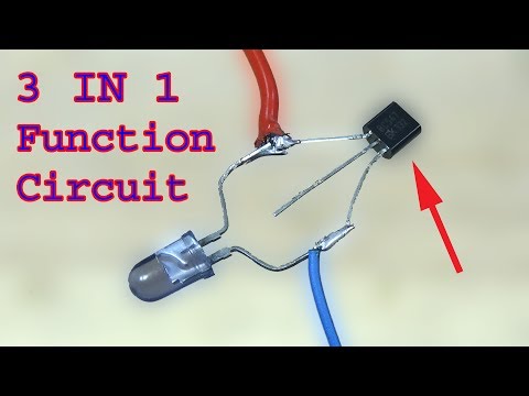 Make a 3 in 1 function circuit using BC547, awesome useful circuit Video