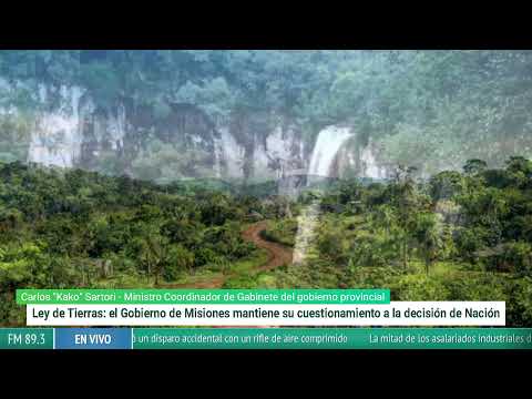 Ley de Tierras: el Gobierno de Misiones mantiene su cuestionamiento a la decisión de Nación