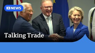 Long-awaited trade deal with the EU on the line for Australia at the G20 | ABC NEWS