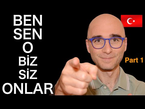 Turkish Grammar : Personal Pronouns in Turkish Language - Part 1