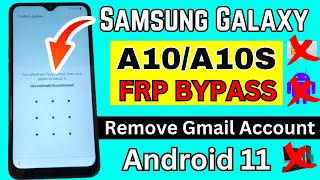 Samsung A10/A10s Frp Bypass 2023 | Forgot Google Account Unlock Without PC New Working Method