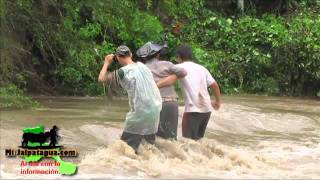 preview picture of video 'Creciente en el Río Pululá El Jicaral'