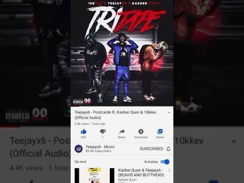 Teejayx6 - Postcards ft. Kasher Quon & 10kkev (Official Audio)