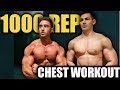 1000 REP CHEST WORKOUT CHALLENGE | Zac Perna & Faze Censor