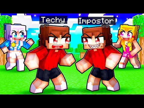 There's A Techy IMPOSTER In MM2 With MY CRAZY FAN GIRLS...