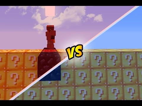 1v1 LUCKY BLOCK WALLS (MODDED MINECRAFT) w/LandonMC & PrestonPlayz