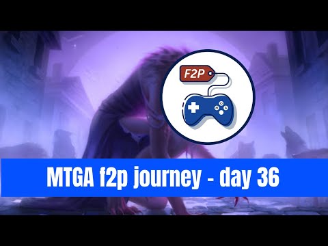 Magic: The Gathering Arena - MTGA - f2p journey - day 36 - standard 2022 mono green