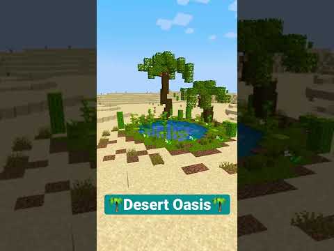 Try these simple builds for your desert biome!