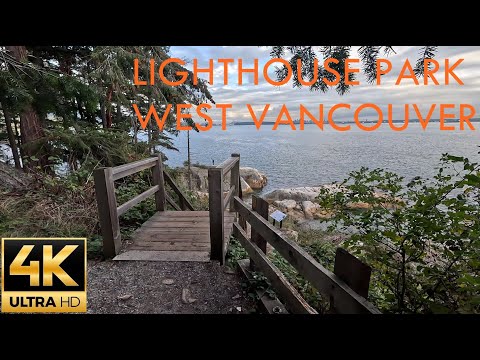Lighthouse Park | West Vancouver | British Columbia 🇨🇦 | 4K Walking Tour