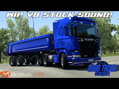 WIP DC16 V8 Euro 6 Sound! | ETS2 1.41 | ProMods 2.56 | SCANIA R520 V8 | Helsinki - Lahti
