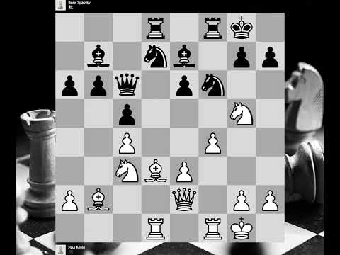 Paul Keres vs Boris Spassky, Gothenburg Interzonal, Gothenburg SWE, 19.08.1955
