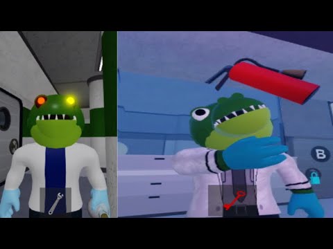Piggy Doctor Alfis jumpscares. Old vs new, games made by abbocore.