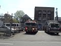 FDNY Engine 166 Acting E160 Rescue 5 Responding From Quarters April 2009