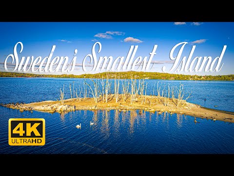 Sweden’s Smallest Island: A Stunning Aerial Tour in Örnsköldsvik 🌿🕊️