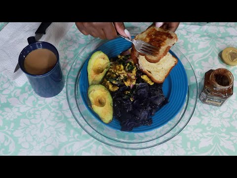 Stir Fry Cabbage Brown Sugar Boars Head Toast ASMR...