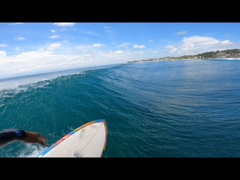 HOW GOOD IS IT? Surfing Impossible Beach Bali pov 2022