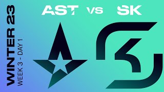 LEC Winter Split 2023 - W3D1 - AST vs SK
