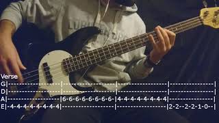 HIM - Join Me In Death Bass Cover (Tabs)