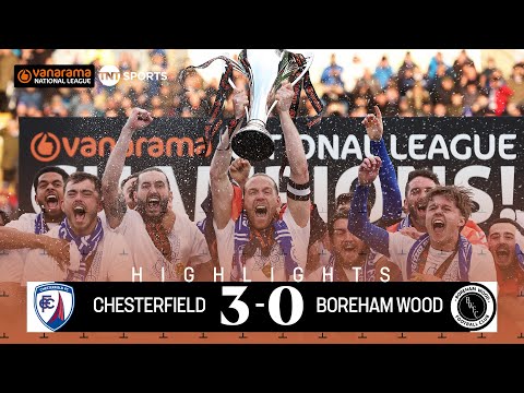 Chesterfield FC 3-0 Boreham Wood | Promotion Secured! 🍾🙌 | Vanarama National League Highlights