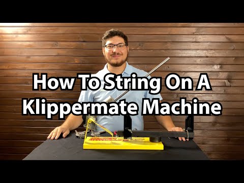 Racquetology: Beginner - How To String On A Klippermate Stringing Machine