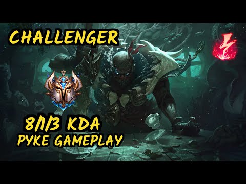 S04 Sedrion (PYKE) - 8/1/3 KDA CHALLENGER GAMEPLAY - EUW